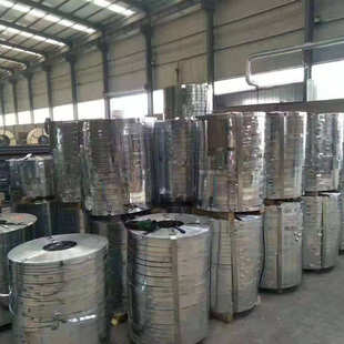 现货Q235镀锌打包带 建筑用桥梁预应力波纹管带钢 铠装电缆钢带