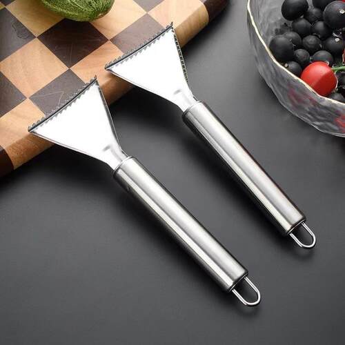 Stainless Steel Fish Scaler with Hook, Household Kitchen Too