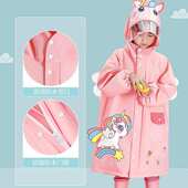 儿童雨衣女童男童女孩幼儿园2024新款 小孩雨披 小朋友宝宝雨鞋