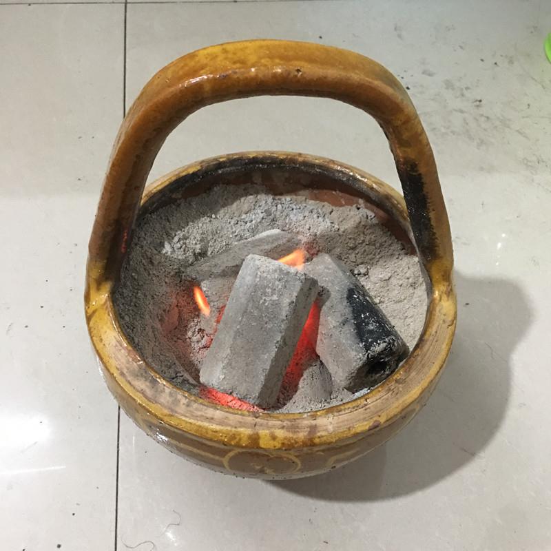 农村柴火炉木炭取暖炉家用室内烘笼子火笼烤火炉小型老人取暖神器