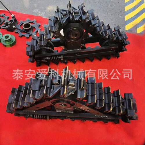 防打滑链条轮农机配件改装的抓地轮手扶拖拉机履带轮爬行链轨轮