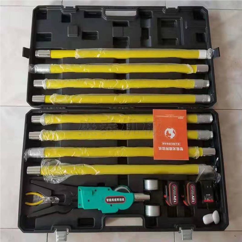 附挂捆扎线高缆工光具手持式绑扎备绝989缘缆附挂机免登线缆设绑