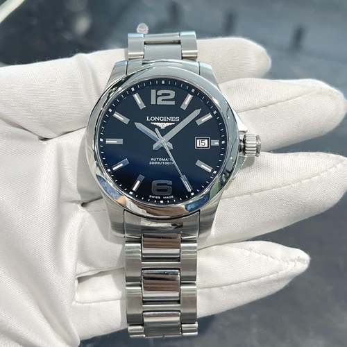 [9.8新]浪琴康卡斯系列精钢自动机械手表L3.676.4.58.6潜水男表