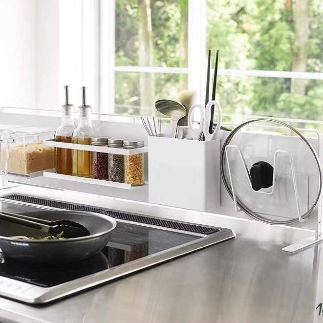 免打孔磁吸沥水厨房简约台面整体多功能磁面调味料收纳架子韩国