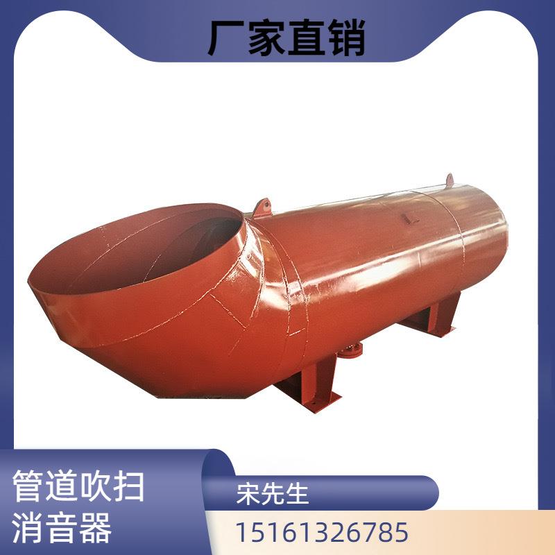 良工环保 厂家直供新建管道吹扫消音器 吹管消声器集粒器全国发货