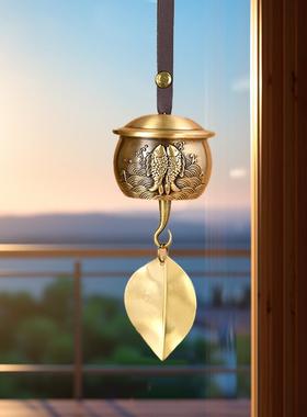 风铃铜铃铜铃铛覆古民族风小驼铃家居客厅书房汽车挂件装饰品礼物