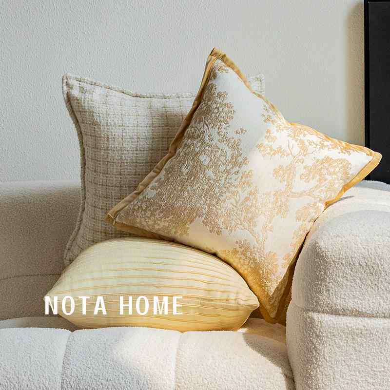 奶油风抱枕套北欧轻奢高级感抱枕小清新客厅沙发软装靠垫民宿靠枕