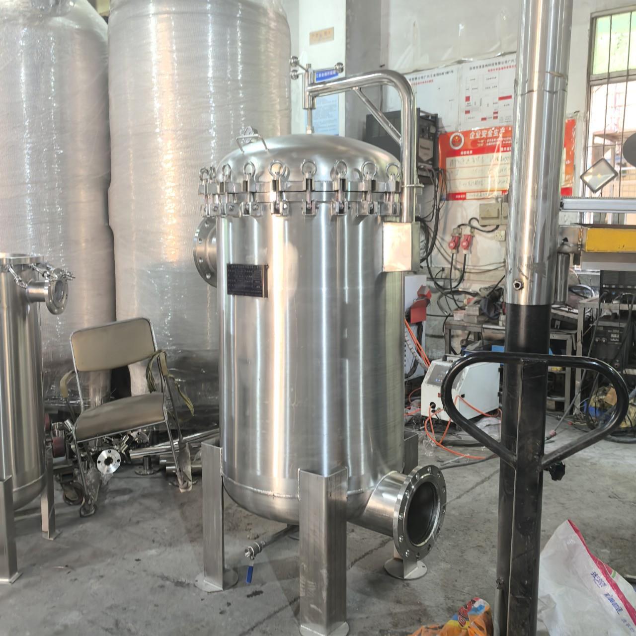 304不锈钢袋式过滤器前置过滤机井水自来水食用油除泥沙净水器