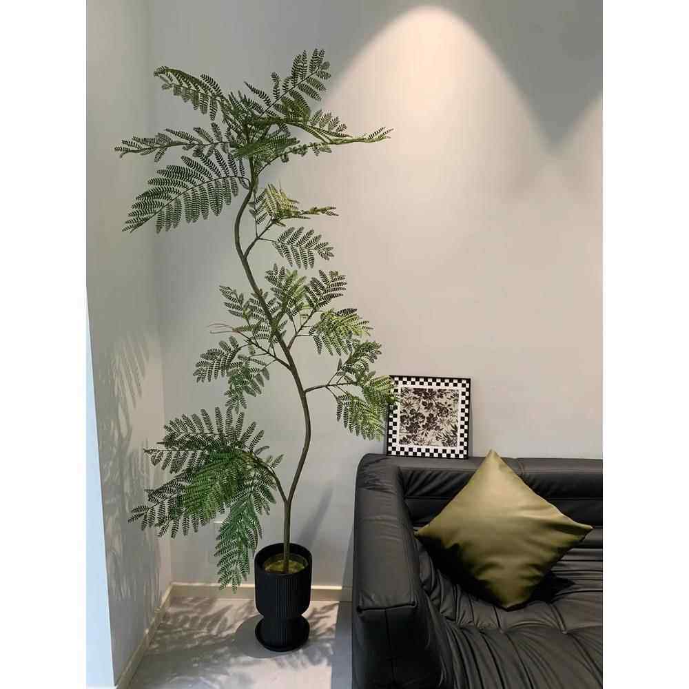 蓝花楹绿植轻奢室内客厅装饰花大型落地盆栽树仿生假植物