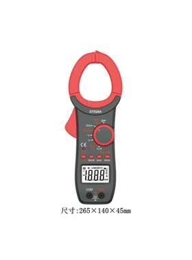 外贸版智能数字钳形表DT826A三位半显示自动量程温度1000A测量