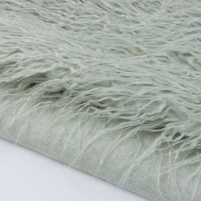 人造毛绒萝卜丝 素色落水毛布料 服装抱枕背景装饰长毛绒布