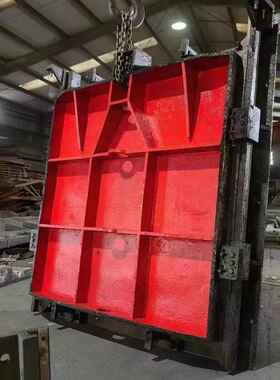 铸铁铜闸污门平板渠道高方圆一体式水处理双止水压防BYV镶漏密封