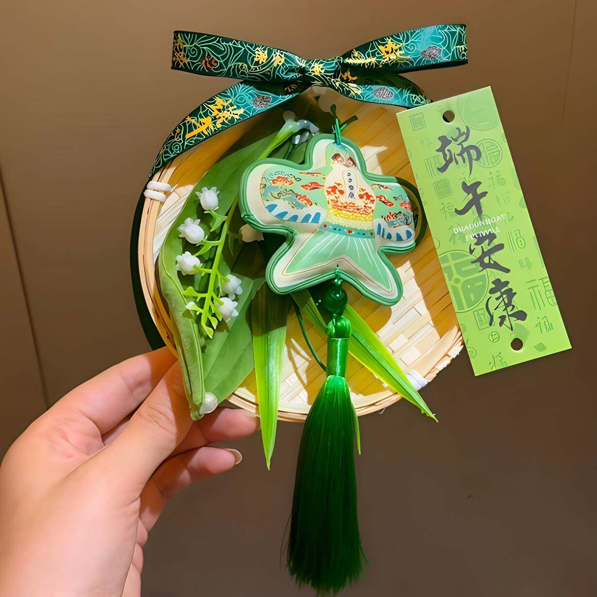 端午节挂件纸鸢簸箕香囊筝筝日上节日氛围感装饰品入户门把手挂饰