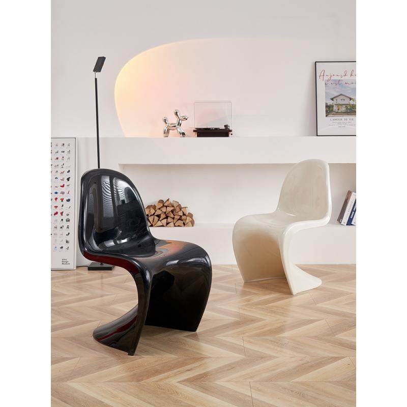 潘东椅风创意餐椅亚克力椅子家用现代简约靠背化妆凳设计师榕