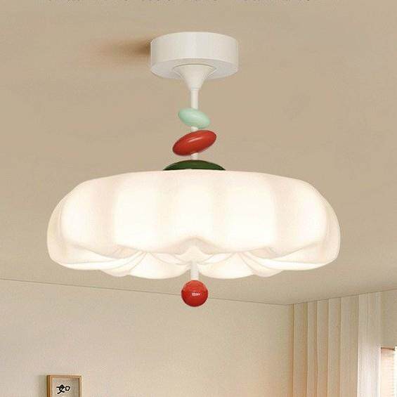 2026年新款卧室吸顶灯餐厅茶室吧台灯创意温馨花瓣LED灯具书房灯