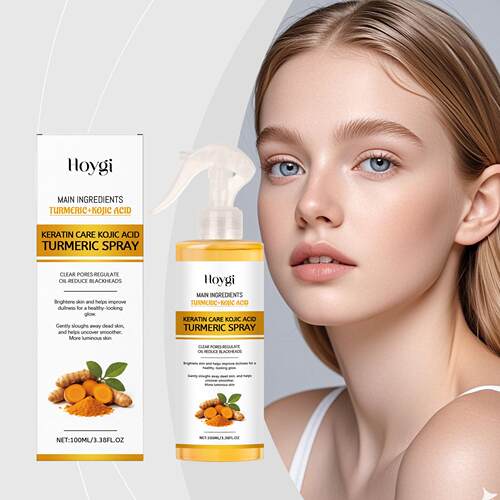 HOYGI Kojic Acid Turmeric Exfoliating Mist - Gentle Facial E