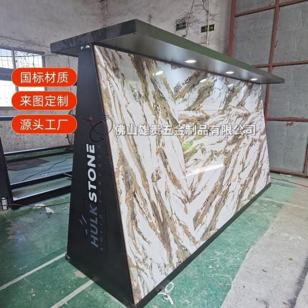 岩板斜板展架 大板收纳架可移动双面大斜板展示架 大砖可移动展架