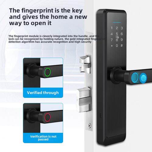 室内门指纹锁木门密码锁办公室电子智能门锁房间卧室家用公寓酒店