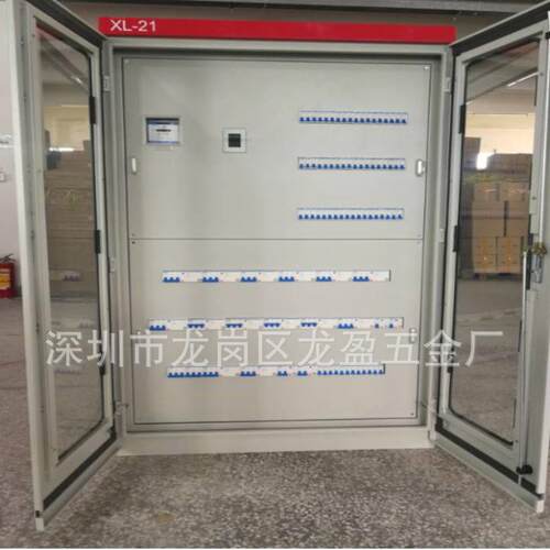 双层玻璃门动力柜成套配电柜定做智能程序控制柜PLC远程智能控制