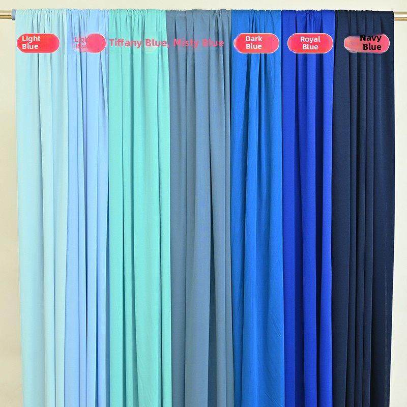 蓝色牛奶丝弹力布婚庆吊顶纱幔装饰布幔酒店婚礼背景舞台现场布置,节庆用品/礼品,节庆布艺用品,淘宝优惠券,粉丝福利购,淘宝优惠卷