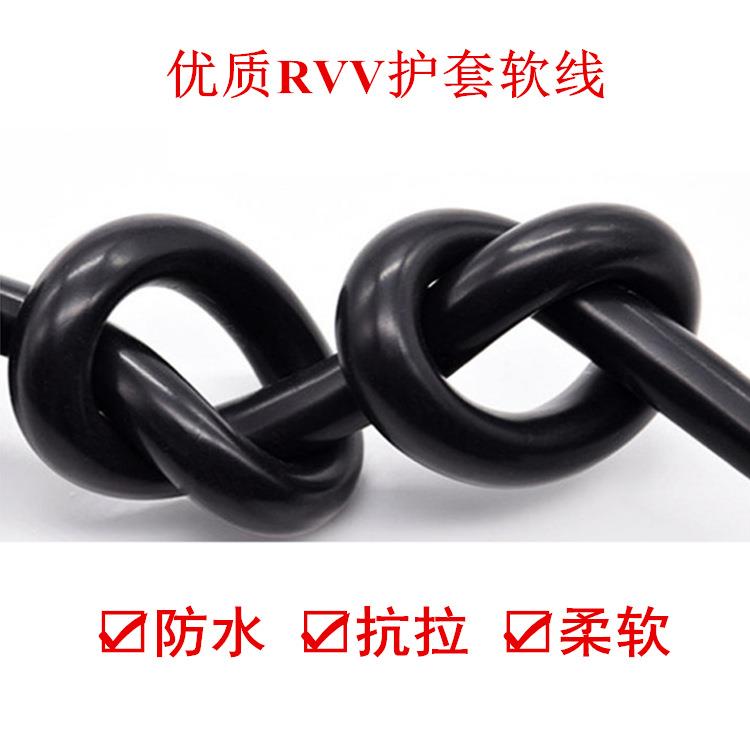 铜芯RVV10*0.3 0.5 0.75 1.0 1.5平方护套PVC绝缘电线十芯电缆线