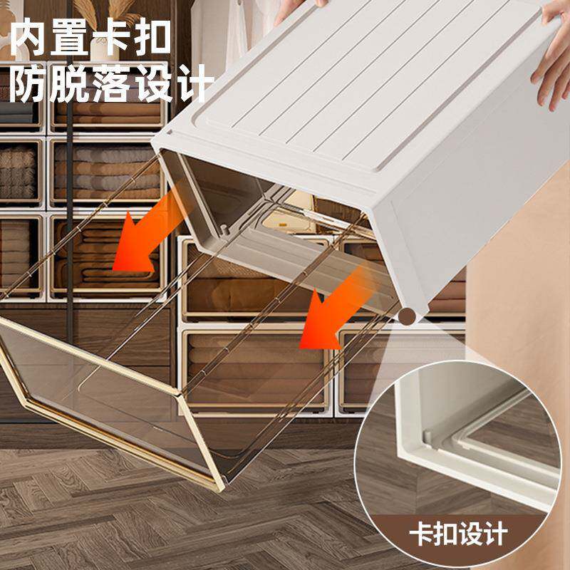 衣服纳家用大量加厚抽盒屉式收纳容箱收衣柜透明整理箱塑料储佐致