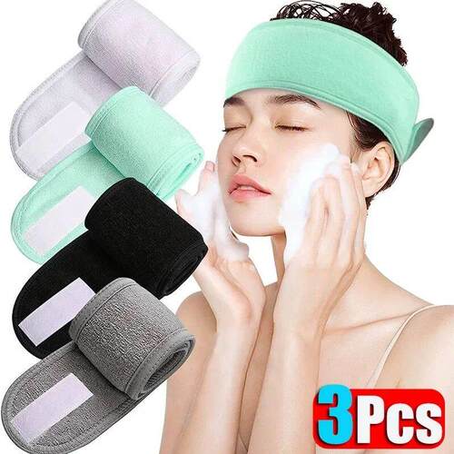 Head Band Women Spa Wide Hairband Yoga Bath Shower Makeup Wa