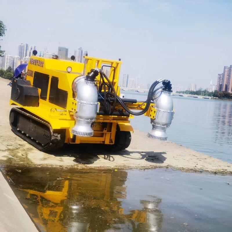 防汛排水机器人自行走液压排水泵全地形远程控制泵车
