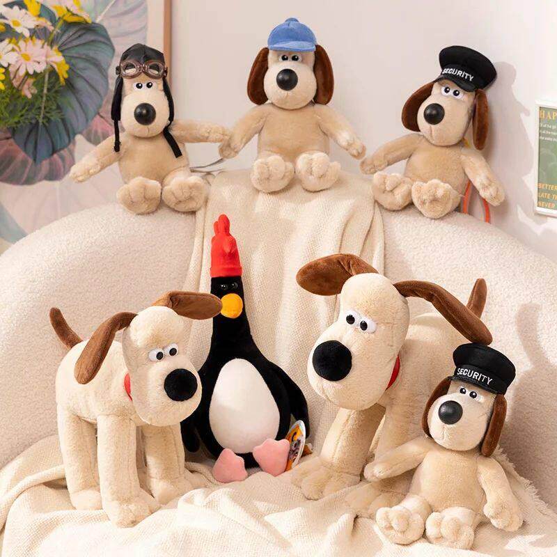 Wallace and Gromit Plush Toys Anime Cute Puppy Stuffed图片