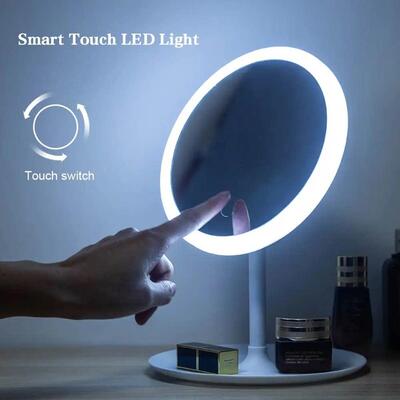 Makeup Mirror With Light White LED Daylight Vanity Mirror D