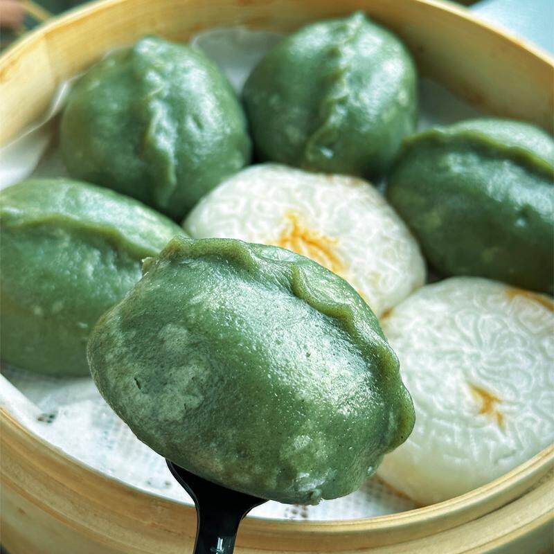 早餐团子浙江衢州特产龙游清明粿手工青团艾草清明果咸味青饺米粿