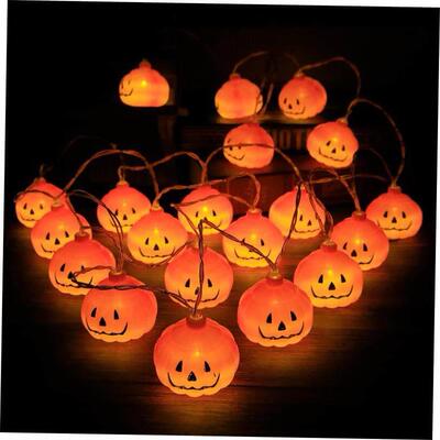Halloween Decorations Pumpkin LED String Lights Lamp DIY