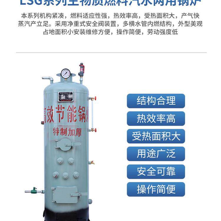 立式燃气采暖锅炉养殖场采暖学校宿舍医院车间供暖蒸汽锅炉