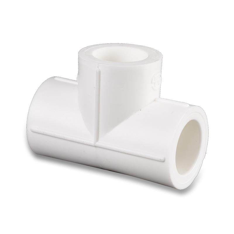 加厚PPR63三通4分20 6分25 1寸32灰色正75三通热熔白色水管配件