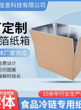 现货铝箔保温纸箱保冷链包装专水果JTX生鲜快温箱递用冷链专用