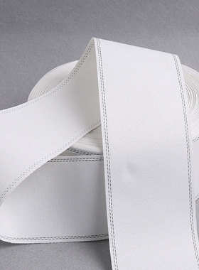 纺  棉质绿10cm斜纹光高品质8cm带有带源边厂布带/峰窗帘业直供