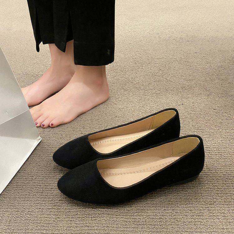 春秋韩版尖头时尚浅口平底女鞋平跟孕妇鞋女单鞋工作鞋大尺0125z,女鞋,勃肯鞋/软木鞋,淘宝优惠券,粉丝福利购,淘宝优惠卷