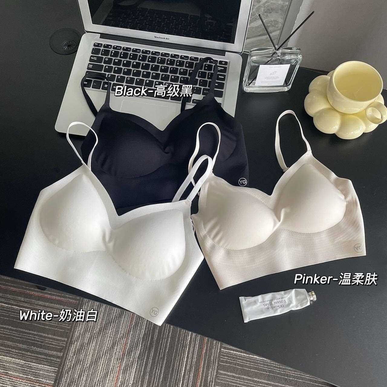 新款直销法式乳胶三角杯美背内衣 三种穿法性感优雅小清新细肩带