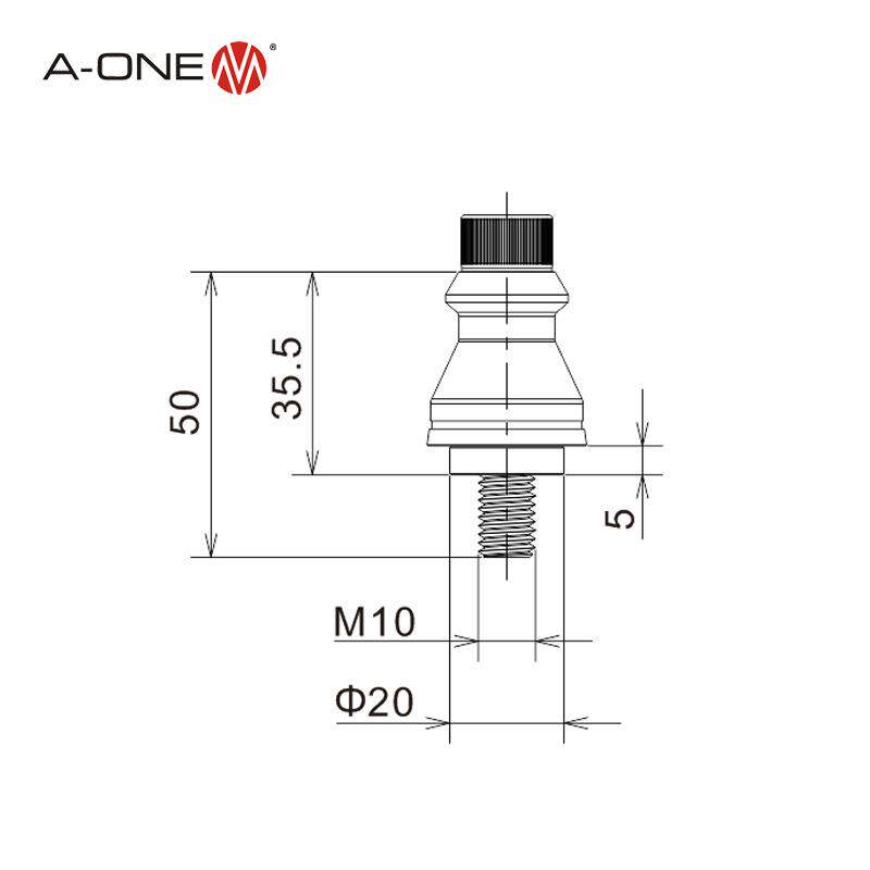 A-ONE零点快换系统定位拉钉 数控机床夹具坐标系统工装夹具紧固件