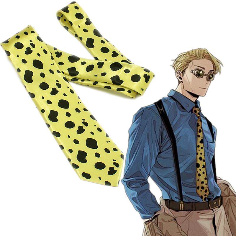 Anime Jujutsu Kaisen Nanami Kento Neck Tie Cosplay Costumes - 实物图