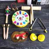 高档打击乐器启蒙音乐玩套具生奥尔夫 合幼儿园组小学早教儿童乐