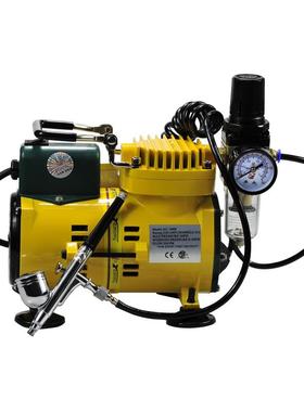 空气缩机迷携23281你小型微压型气泵220V便式静音喷美工画模型泵