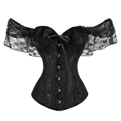 Womens Off-Shoulder Lace Sleeve Tunic Top - A Body-Shaping