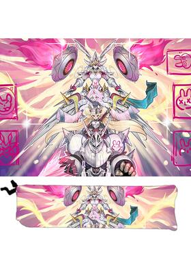 游戏王百夫长卡垫从重骑卡牌垫单人橡胶对战桌垫ygo playmat diy
