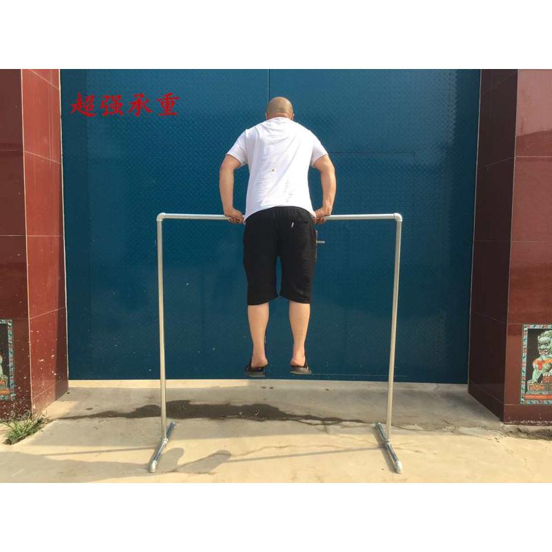 9LA3批发落地镀锌水管简易晾衣架钢管晾衣架阳台单杠架夜市服装店