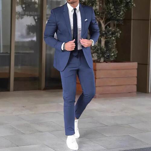 Men's groom suit set, two banquet dresses, outerwear and