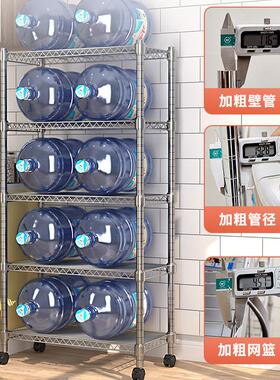 厨房菜篮子蔬收纳筐置物落多层不锈钢菜水果菜架地子TTK微架波炉