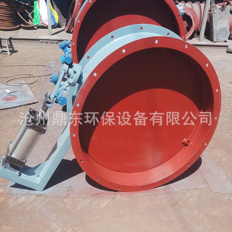 DN900气动风门阀催化燃烧废气处理气动通风蝶阀调节气动风门