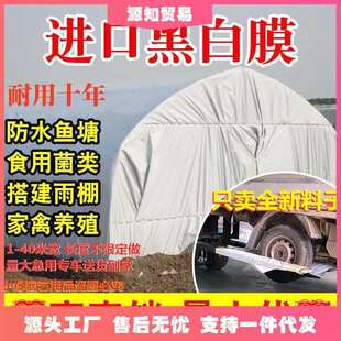 家用塑料布鸡棚养加厚防晒大棚遮盖养殖种菜遮阳黑白塑料布大棚膜