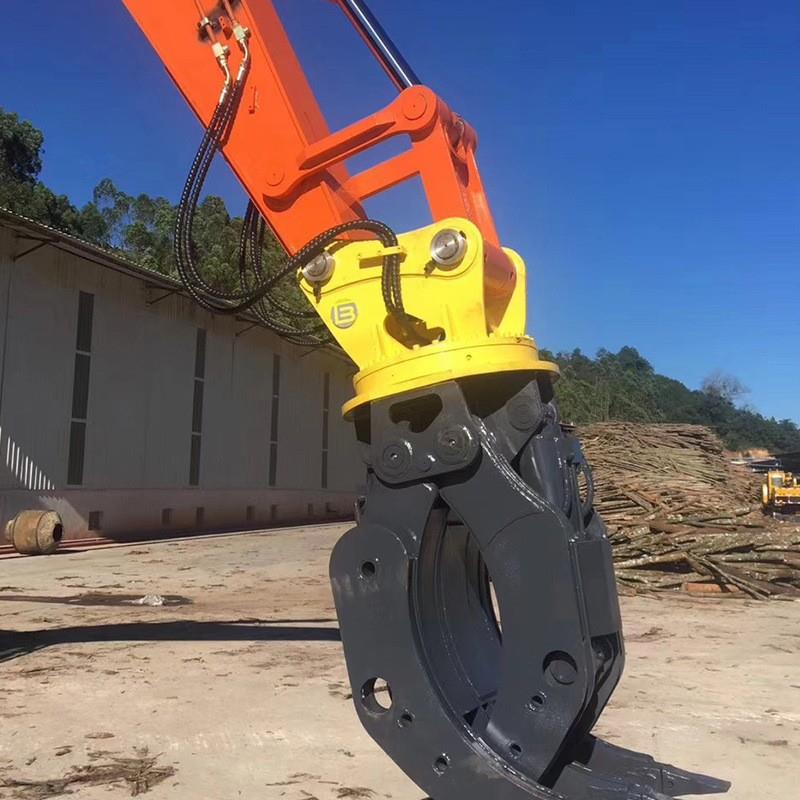 挖掘机挖抓属具机械木器5-BER20吨机抓铁器抓石器夹木机废材抓木